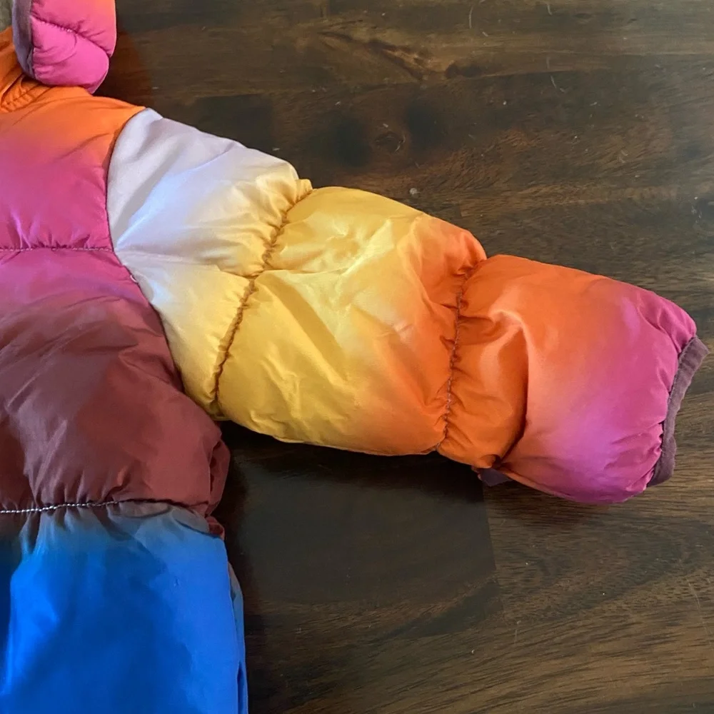 Molo Multicolor Hebe Glowy Rainbow Puffer Snowsuit - Picture 5 of 13